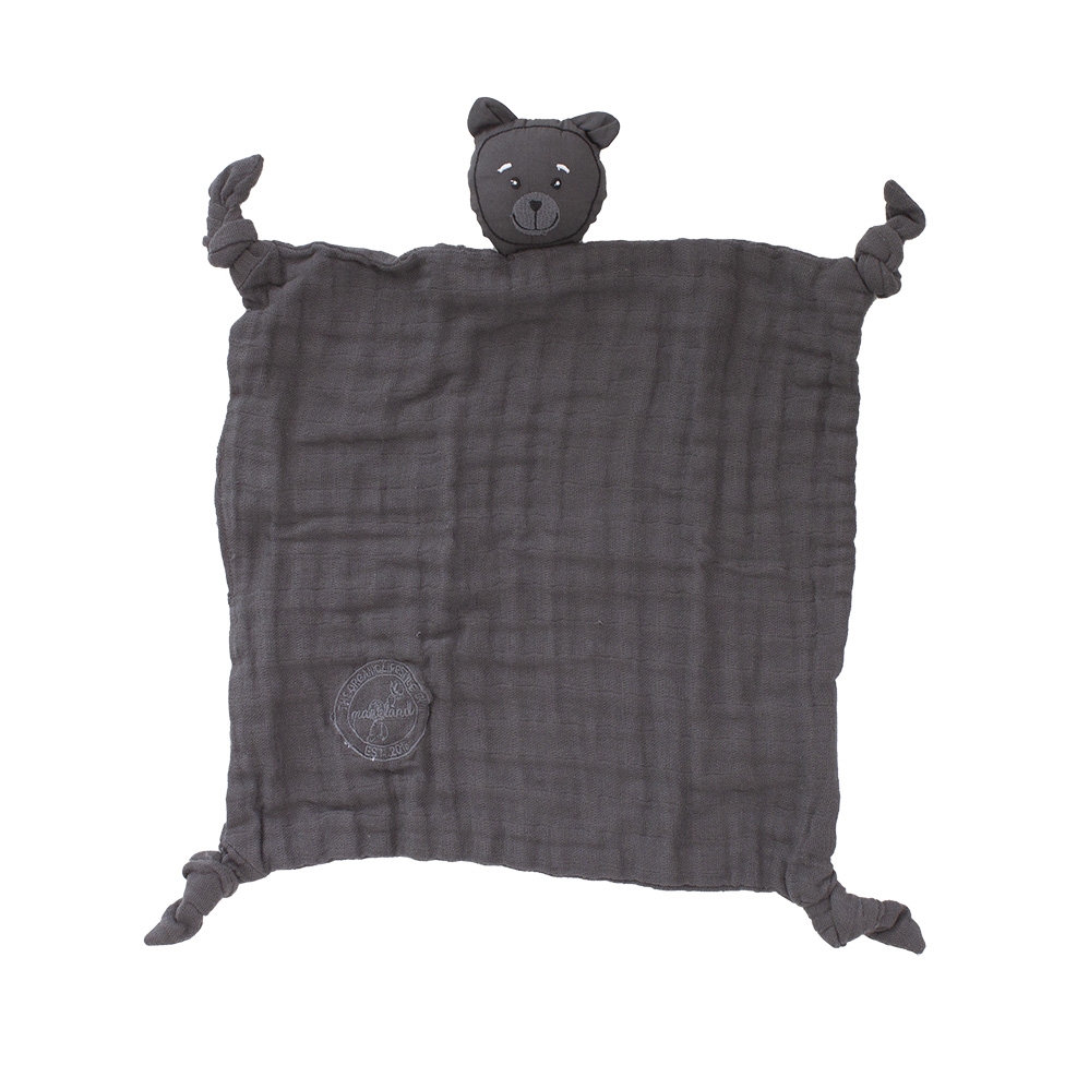 Markland Pure Sutteklud Bjørn, Dark Grey
